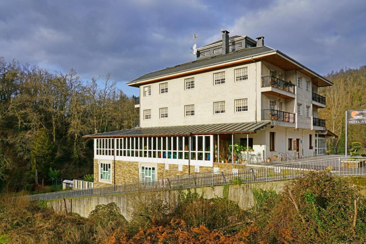 Hotel A Veiga Samos Exterior foto