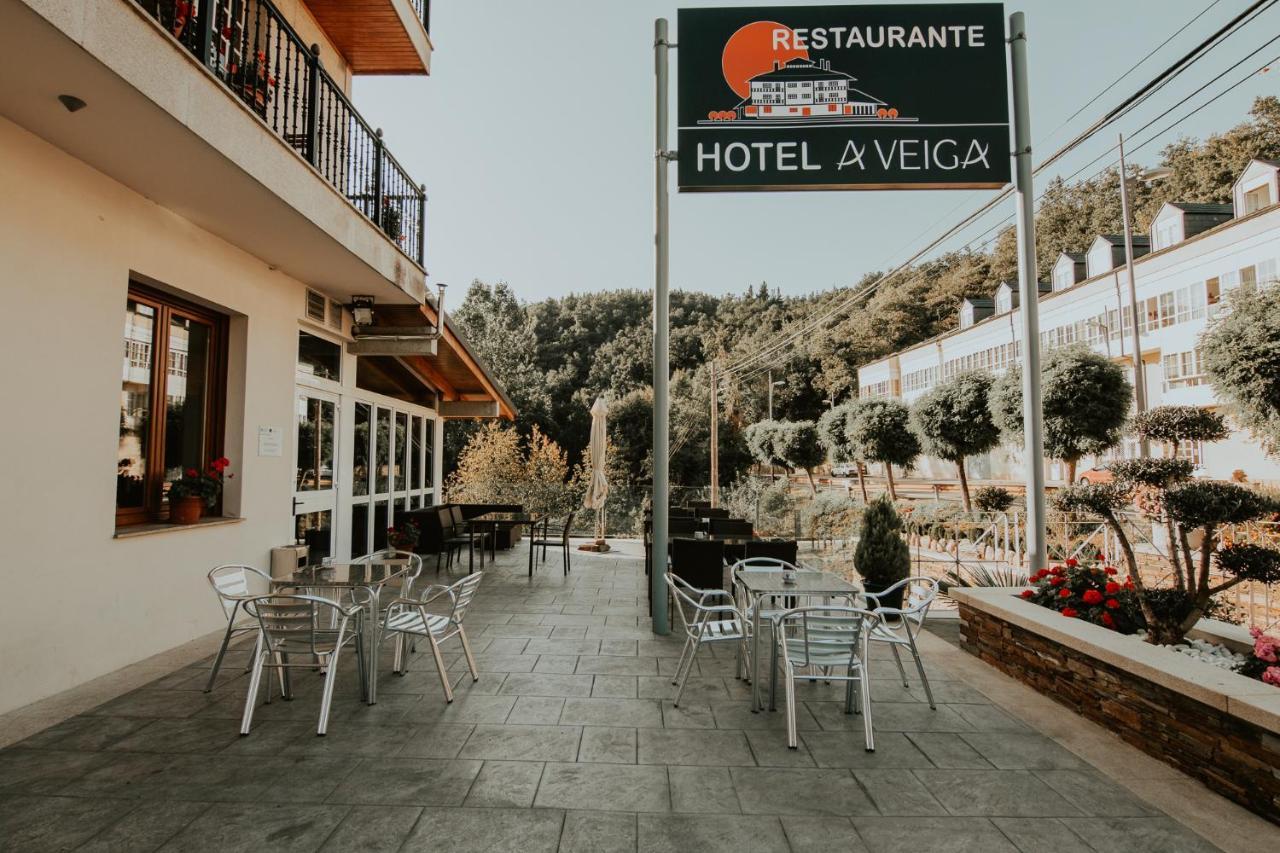 Hotel A Veiga Samos Exterior foto