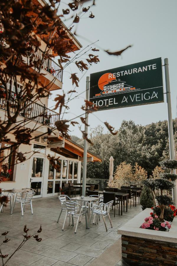 Hotel A Veiga Samos Exterior foto